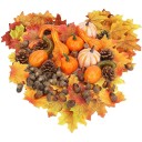 Décorations mini d'automne 50 pcs 4