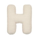 Decorative Alphabet Letter Cushion 40 × 35 × 10 cm Beige Lambswool Plush Cushion with Filling Cushion for Children's Room 9