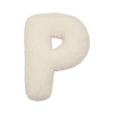 Decorative Alphabet Letter Cushion 40 × 35 × 10 cm Beige Lambswool Plush Cushion with Filling Cushion for Children's Room 17