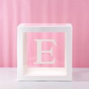 Decorative Box for Balloons with Letter 27 x 27 cm 6
