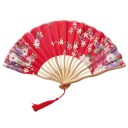 Decorative Fan with Flower Motif 5