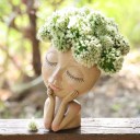 Decorative Flower Pot Girl Z310 8