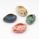 Decorative Gold-Plated Shells 10 pcs 10