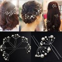 Decorative Hairpins with Pearls - 5 pcs 5