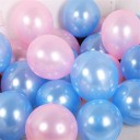 Decorative latex balloons with a pearlescent sheen 10 pcs Decoration for birthdays and weddings When inflated 23 x 20 cm Fun for children 23