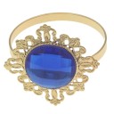 Decorative Napkin Rings with Gemstone 24 pcs 10