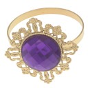Decorative Napkin Rings with Gemstone 24 pcs 13
