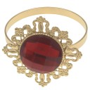 Decorative Napkin Rings with Gemstone 24 pcs 14