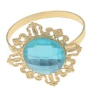 Decorative Napkin Rings with Gemstone 24 pcs 6