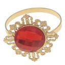 Decorative Napkin Rings with Gemstone 24 pcs 3