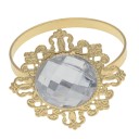 Decorative Napkin Rings with Gemstone 24 pcs 5