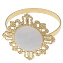 Decorative Napkin Rings with Gemstone 24 pcs 17