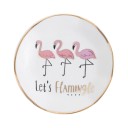 Decorative Plate Flamingos 2