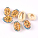Decorative Shells with Ornaments 10 pcs 5