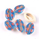 Decorative Shells with Ornaments 10 pcs 16