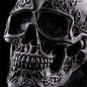 Decorative Skull with Ornaments 5
