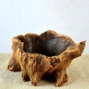 Decorative Stump Planter 7