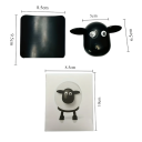 Decorative Toilet Paper Stand in the Shape of a Sheepdog Freestanding Holder for Toilet Paper Rolls Animal Holder for the Bathroom 3