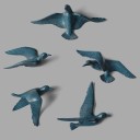 Decorative Wall Doves 5 pcs 8