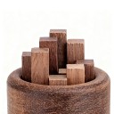 Decorative Wooden Aromatherapy Diffuser 6 cm for Essential Oils 4