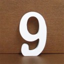Decorative Wooden Number 10