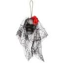 Decorazione appesa teschio 36 cm 4