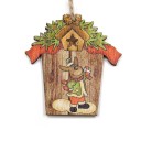 Decorazione casetta di Natale 9 pz 7