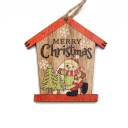 Decorazione casetta di Natale 9 pz 3