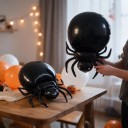 Decorazione di Halloween Palloncini Gonfiabili a Forma di Ragno 5 pz 54 x 80 cm Con Grande Pancia e Sorriso Nera Per Festa di Halloween 4
