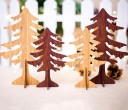Decorazione di legno albero di Natale 1