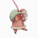 Decorazione Natalizia Babbo Natale 3 pz 9