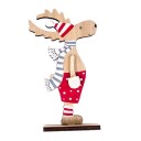 Decorazione natalizia in legno da tavolo 4