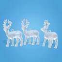 Decorazione natalizia renna 2 pz 3