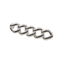 Decorazione per lacci delle scarpe catena 4,3 cm ornamento metallico per lacci accessorio stiloso per scarpe stringate e modifica dell'aspetto delle scarpe 2