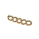 Decorazione per lacci delle scarpe catena 4,3 cm ornamento metallico per lacci accessorio stiloso per scarpe stringate e modifica dell'aspetto delle scarpe 1