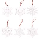 Decorazioni natalizie in legno 6 pz 1