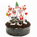 Decorazioni natalizie per torta 9 pz 1