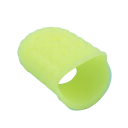 Dedal de silicona para dedo Tapas protectoras transpirables para tocar la guitarra o trabajar con una aguja Manga elástica Colores neutros 1 ud 2
