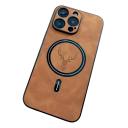 Deer Design Luxus-Kunstlederhülle für iPhone 11 Pro, unterstützt kabelloses Laden, stilvoller Schutz mit elegantem Design 4