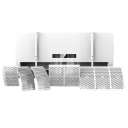 Defletor ajustável para ar condicionado Cobertura contra o fluxo directo com aberturas Defletor de ar para ar condicionado 90 x 20 cm 2