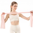 Dehnbare Gummi 150 x 15 cm Dicke 0,35 mm Widerstand 6,8 kg flexibler Gürtel zum Dehnen und Krafttraining für Yoga Pilates und Heimtraining 5