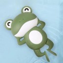 Dehnbares Wasserspielzeug grüner Frosch für die Badewanne oder den Pool Kinder-Schwimmspielzeug ohne Batterien zum Baden 2