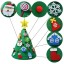 Dekorace 3D vánoční strom 3
