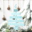 Dekorace vánoční strom dřevěný 4