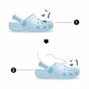 Dekorácia na obuv 2–3 cm Postavička v tyrkysovom oblečení PVC ozdoba pre crocsy batoh alebo náramok Odnímateľný doplnok 2
