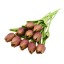 Dekoračná kytica tulipánov 10 ks 15