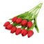 Dekoračná kytica tulipánov 10 ks 5