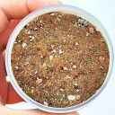 Dekoračná sada na tvorbu miniatúrnej krajiny sáčok s kamennou trávou hnedý trávnik a drobné kamienky pre pieskový stôl 2