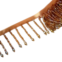 Dekoračná stuha 45 cm Korálkové třásne polyester nylon Ozdobná lemovacia stuha na šaty závesy kostýmy dekorácie ručné tvorenie 11