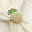 Dekoračné krúžky na obrúsky s ananásom 6 ks 2